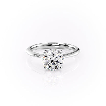 2.50 CT Round Moissanite Solitaire Engagement Ring - farrellouise