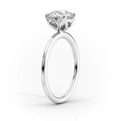 2.50 CT Pear Moissanite Solitaire Engagement Ring - farrellouise