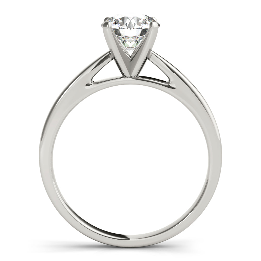 1.50 CT Round Shaped Moissanite Engagement Ring