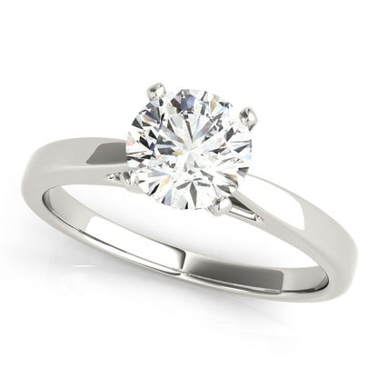 1.50 CT Round Shaped Moissanite Engagement Ring