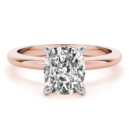 2.50 CT Elongated Cushion Shaped Moissanite Ring In Solitaire Design