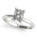 2 CT Radiant Shaped Moissanite Engagement Ring In Solitaire Design