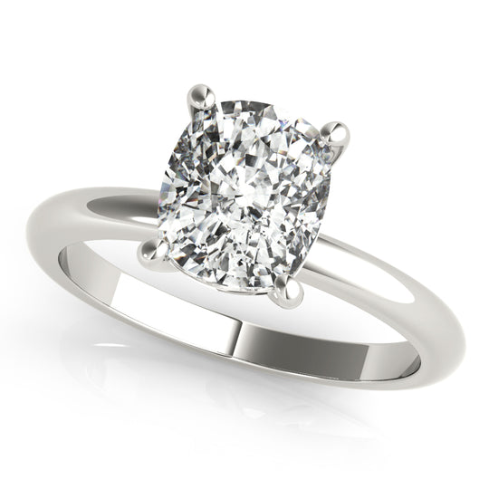 2.50 CT Elongated Cushion Shaped Moissanite Ring In Solitaire Design