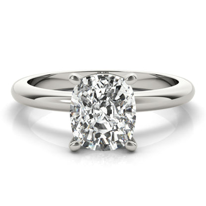 2.50 CT Elongated Cushion Shaped Moissanite Ring In Solitaire Design