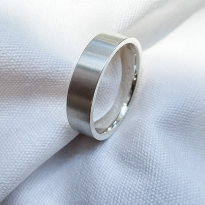 Men's Square Wedding Band