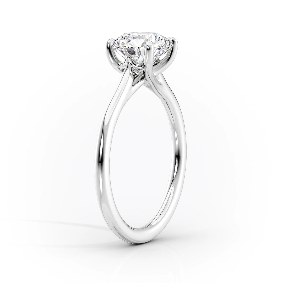 2.0 CT Oval Moissanite Solitaire Engagement Ring - farrellouise