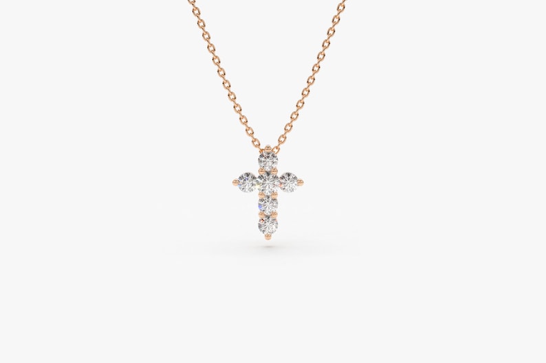 2.0 CT Round Shape Moissanite Criss Cross Necklace