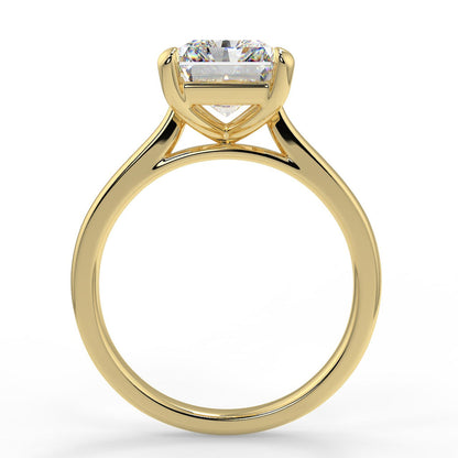 2.50 CT Radiant Moissanite Solitaire Engagement Ring - farrellouise