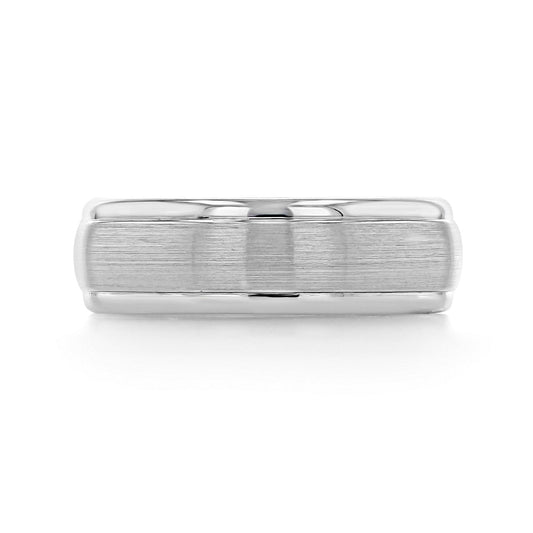 Brushed Finish Classic Men's Wedding Band 1